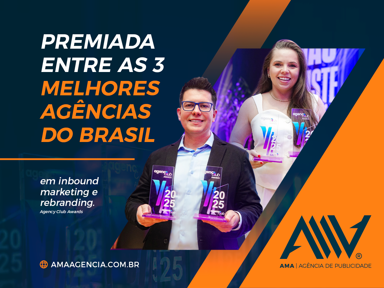 AMA - Agência de Publicidade em Três Lagoas, é premiada entre as 3 melhores do país